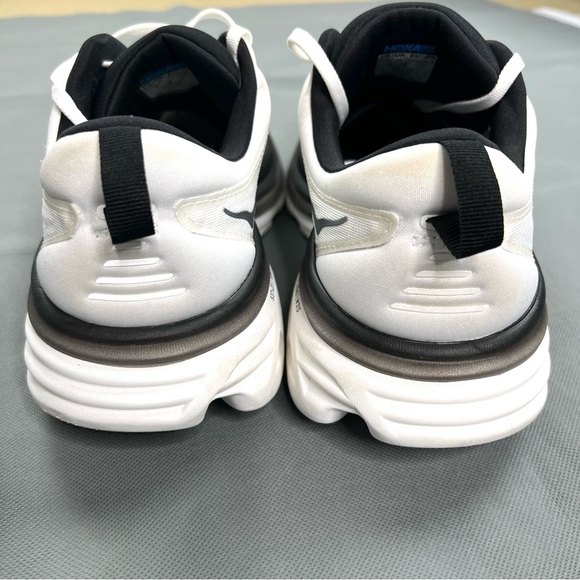 Hoka One One Bondi 8 White/Black Men’s 12.5 Great Condition! Running Shoes - Picture 6 of 15